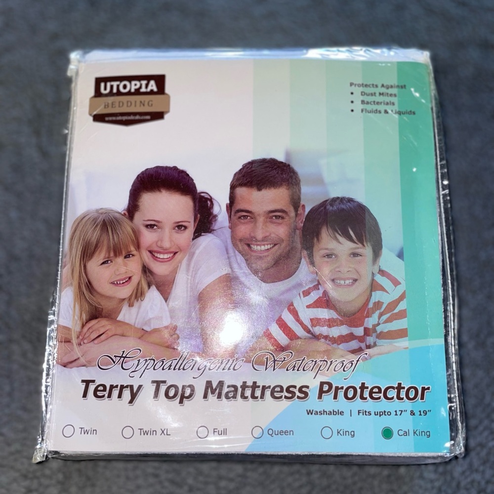 New Utopia Terry Top Mattress Protector.